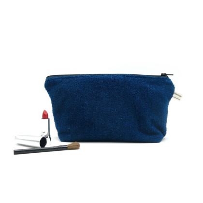Trousse de toilette en éponge de coton upcyclée