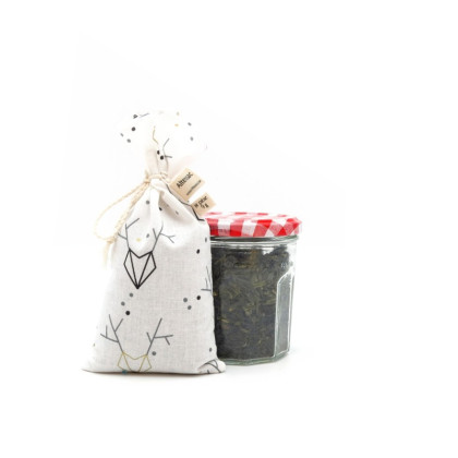 Sac à thé réutilisable en lin biologique