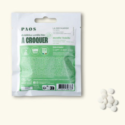 Dentifrice à croquer BIO